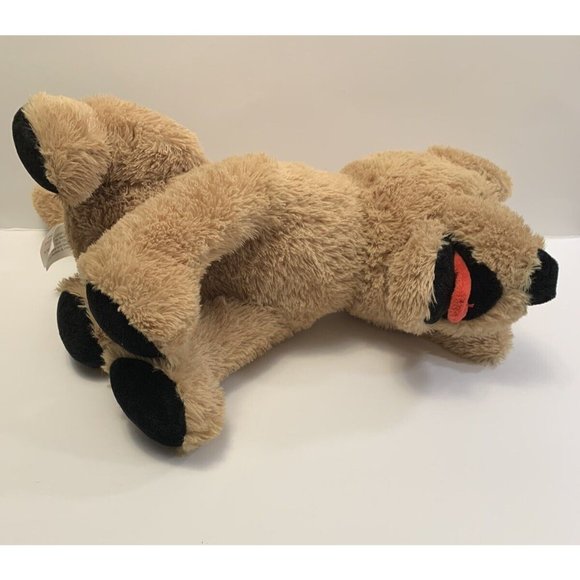 Ben Ben Plush Stuffed Animal Toy Puppy Dog Panting Tongue Embroidered Eyes - Picture 9 of 12